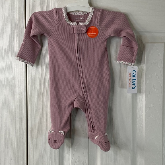 Carter's - Baby Girl Zip-Up Sleeper Pajama Various Sizes - Picture 1 of 9